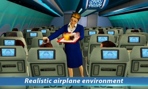 اسکرین شات بازی Airhostess Flight Pilot 3D Sim 5