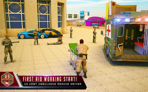 اسکرین شات برنامه US Army Ambulance Rescue Driver 2