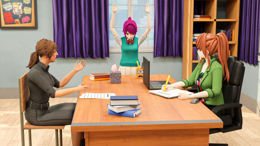 اسکرین شات بازی Anime School Teacher 3d 1