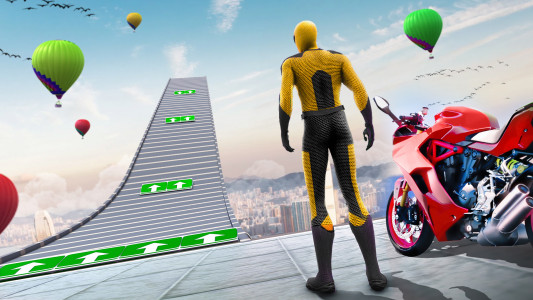 اسکرین شات بازی Moto Race Stunt Motorbike Game 5