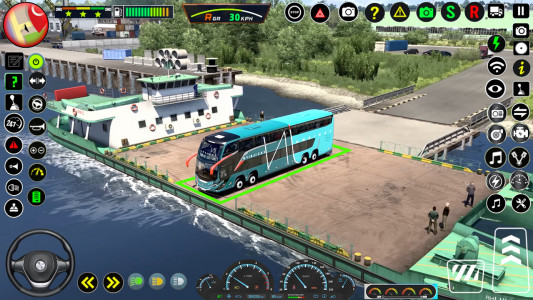 اسکرین شات بازی Coach Drive Simulator Bus Game 2