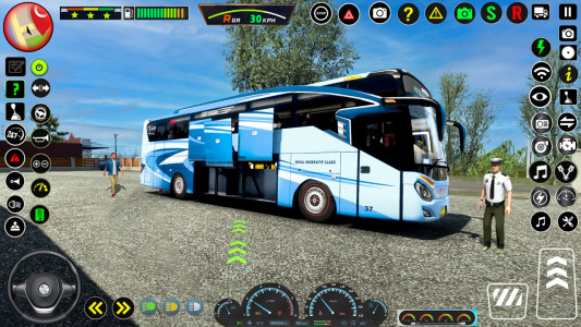 اسکرین شات بازی Coach Drive Simulator Bus Game 1