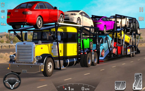 اسکرین شات بازی Cars Transporter Truck Games 4
