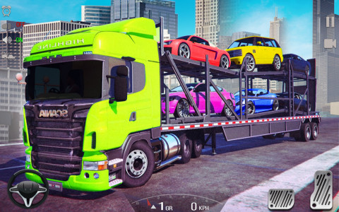 اسکرین شات بازی Cars Transporter Truck Games 1