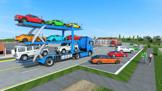 اسکرین شات بازی Cars Transporter Truck Games 4