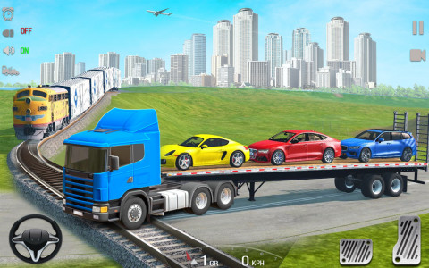 اسکرین شات بازی Cars Transporter Truck Games 3