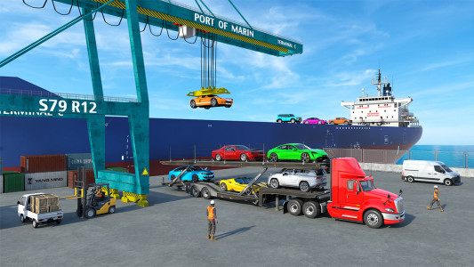 اسکرین شات بازی Cars Transporter Truck Games 1