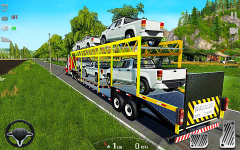 اسکرین شات بازی Cars Transporter Truck Games 2