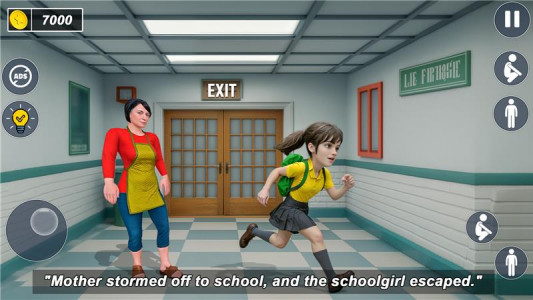 اسکرین شات 5 بازی SchoolGirl Escape Parent House