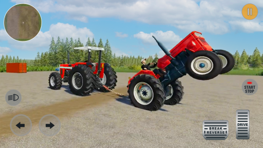 اسکرین شات بازی Village Farm Tractor Driving 2