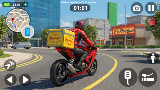 اسکرین شات 4 بازی Delivery Rider Life Simulator