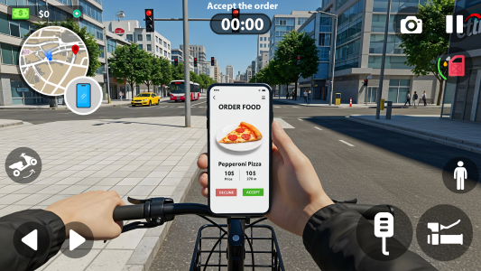 اسکرین شات 1 بازی Delivery Rider Life Simulator