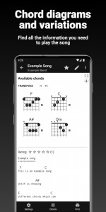 اسکرین شات برنامه GuitarTab - Tabs and chords 3