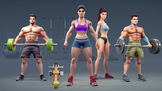 اسکرین شات 5 بازی PRO Gym Fighting Games Offline