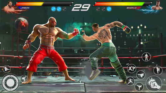 اسکرین شات 2 بازی PRO Gym Fighting Games Offline