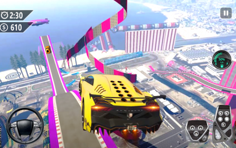 اسکرین شات بازی Mega Ramp Car Stunt 3D: Car Stunt Game 3