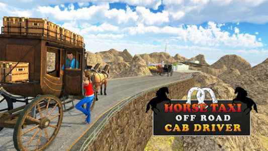اسکرین شات برنامه Offroad Horse Taxi Cab Driver 6