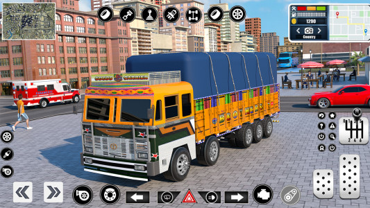 اسکرین شات بازی Truck Driving Simulator Games 2