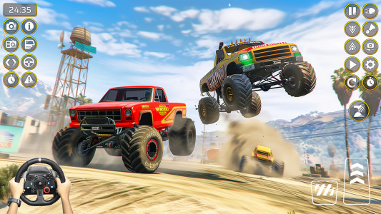 اسکرین شات بازی Monster Truck Racing Car Games 7