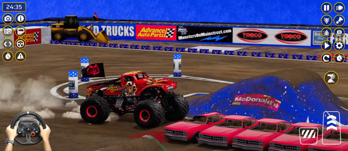 اسکرین شات 2 بازی Monster Truck Demolition Derby