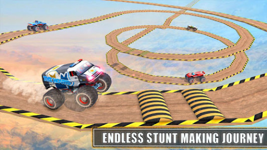 اسکرین شات بازی Modern Truck Stunts: Monster Truck Games 2020 3