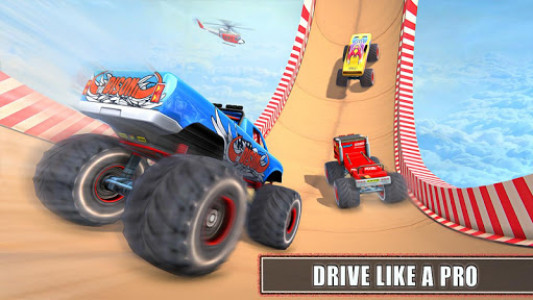 اسکرین شات بازی Modern Truck Stunts: Monster Truck Games 2020 6
