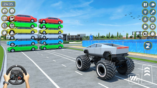 اسکرین شات بازی Monster Truck Racing Car Games 4