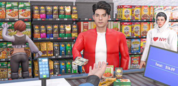اسکرین شات 5 بازی My Supermarket Cashier Manager