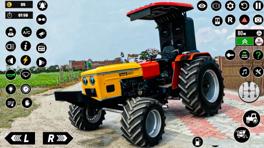 اسکرین شات بازی Indian Farming Tractor Games 1