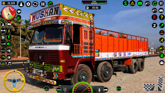 اسکرین شات بازی Truck Simulator: Indian Truck 1