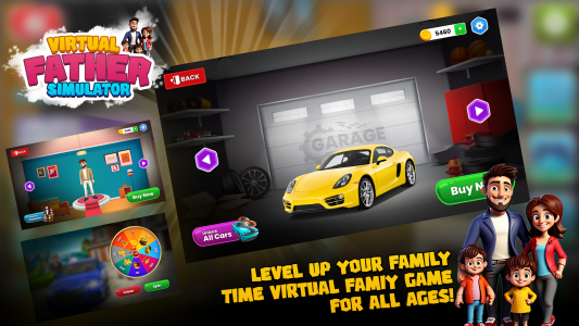 اسکرین شات 5 بازی Virtual Family - Happy Dad Mom