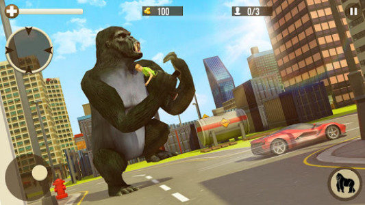 اسکرین شات برنامه Angry Gorilla Rampage Attack 4
