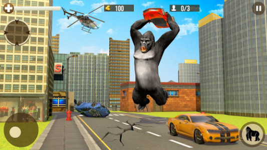 اسکرین شات برنامه Angry Gorilla Rampage Attack 1