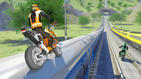 اسکرین شات بازی Bike vs. Train – Top Speed Tra 5