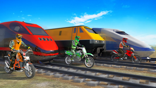 اسکرین شات بازی Bike vs. Train – Top Speed Tra 3
