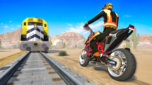 اسکرین شات بازی Bike vs. Train – Top Speed Tra 2
