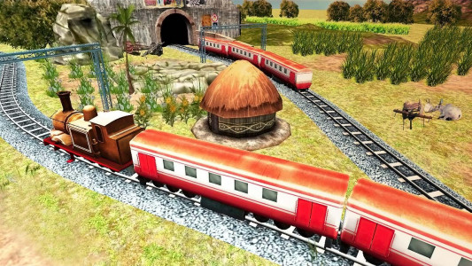 اسکرین شات بازی Real Indian Train Sim Train 3D 2