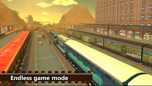 اسکرین شات بازی Real Indian Train Sim Train 3D 1