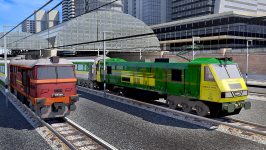 اسکرین شات بازی Train Sim 2020 Modern Train 3D 3