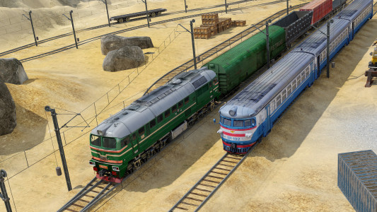 اسکرین شات بازی Train Sim 2020 Modern Train 3D 2