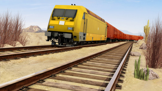 اسکرین شات بازی Train Sim 2020 Modern Train 3D 1