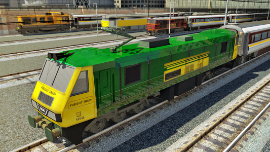 اسکرین شات بازی Train Sim 2020 Modern Train 3D 4