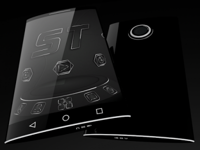 اسکرین شات برنامه Soft Touch Black theme for Next Launcher 5