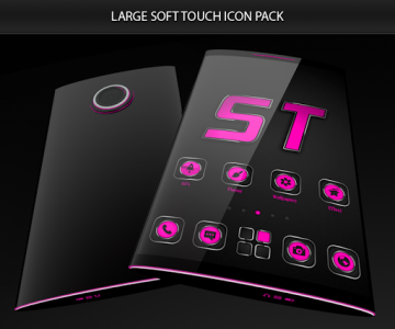اسکرین شات برنامه Soft Touch Pink Theme 3