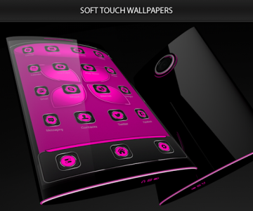 اسکرین شات برنامه Soft Touch Pink Theme 2