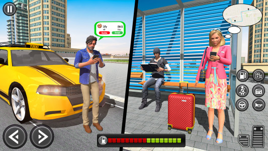 اسکرین شات بازی Crazy Taxi Car Driving Game 3D 1
