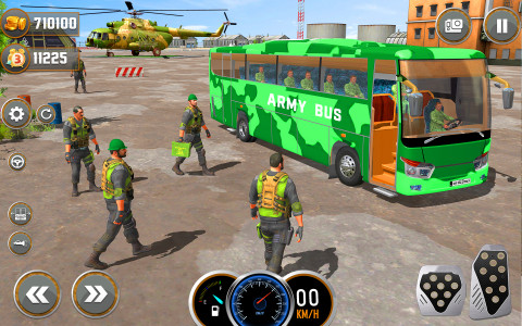 اسکرین شات بازی Army Bus Driving Games 3D 6