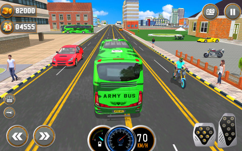 اسکرین شات بازی Army Bus Driving Games 3D 4
