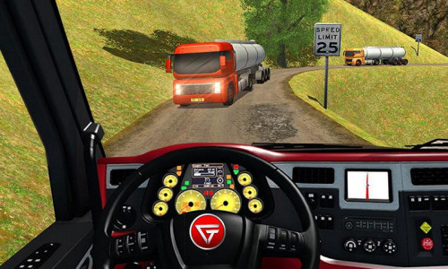 اسکرین شات بازی Offroad Oil Tanker Truck Drive 3