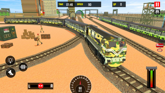 اسکرین شات بازی US Army Transport Train Games 5